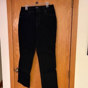 Bandolino Women's Classic Black Straight Leg Jeans